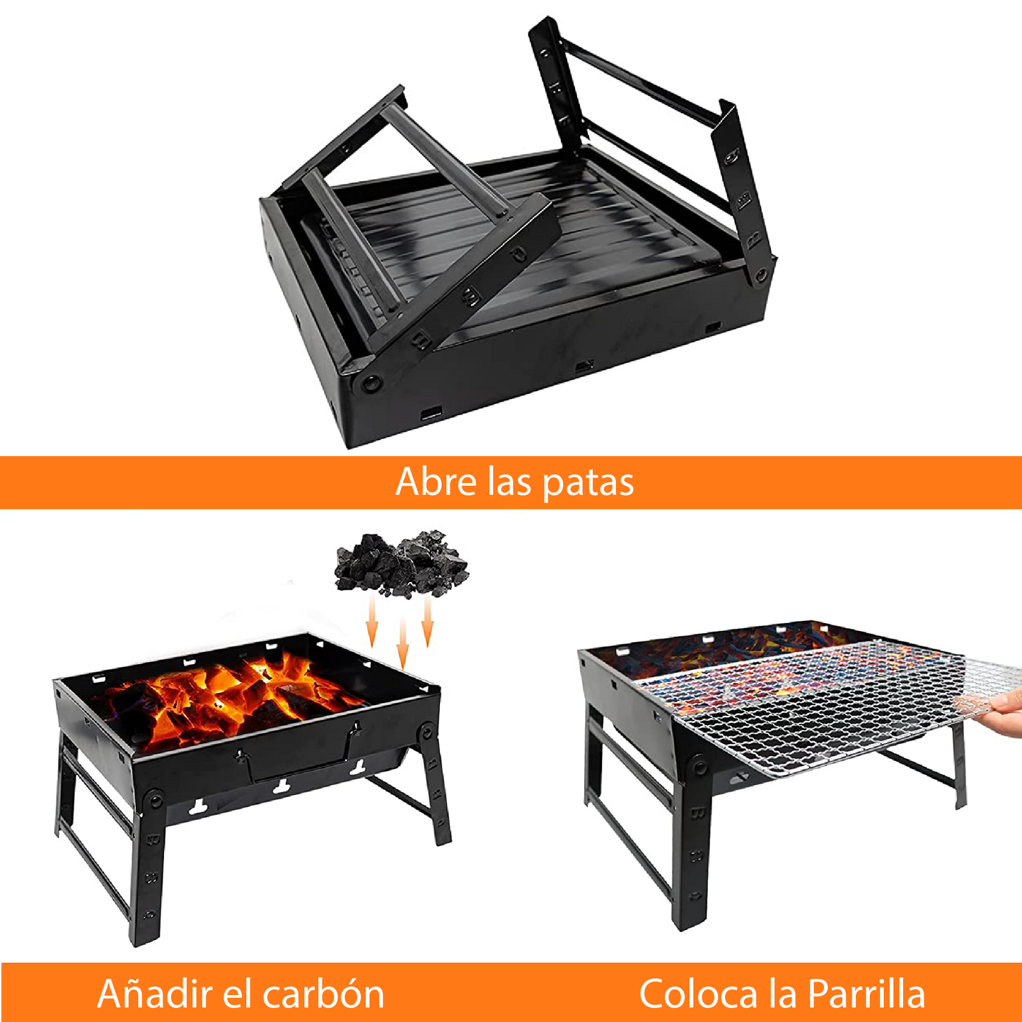 BBQ Pocket® - Asador Parrilla de Carbón Portátil🥩🔥