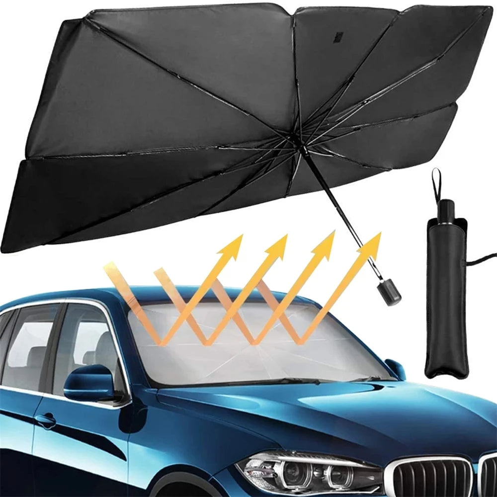 Sombrilla Parasol de Carro – Protección solar  al instante☀️🚫