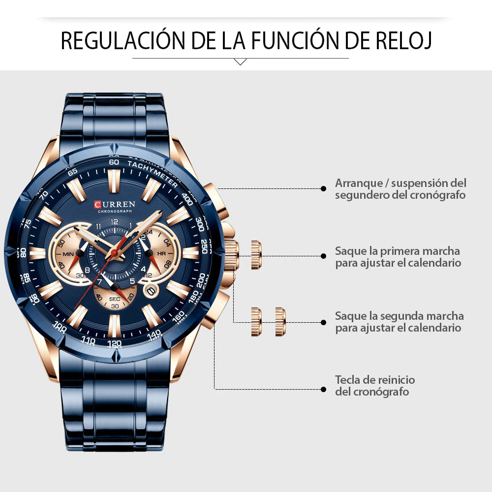 Reloj Curren 8363 Cuarzo Acero inoxidable-Estilo, y elegancia contigo
