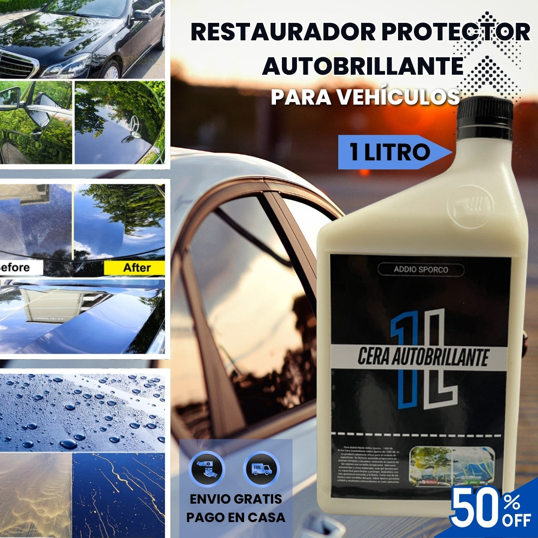 Restaurador protector autobrillante para vehículos🫧