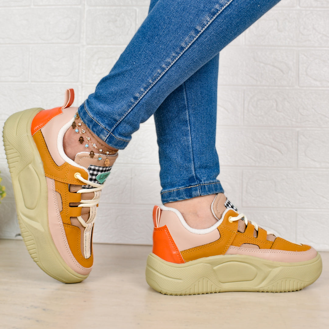 🌟Tenis Love Sneacker® Estilo urbano con altura y comodidad