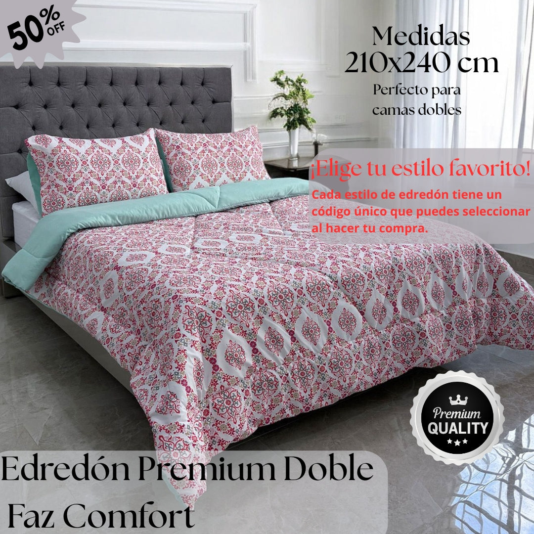 Edredón Premium Doble Faz Comfort🛏️✨