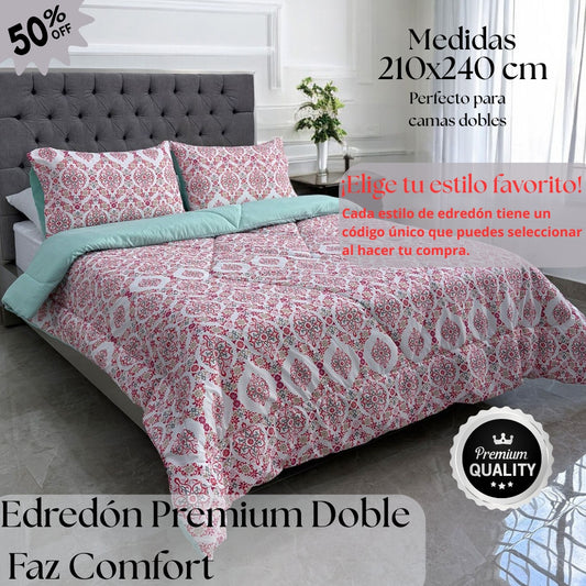 Edredón Premium Doble Faz Comfort🛏️✨