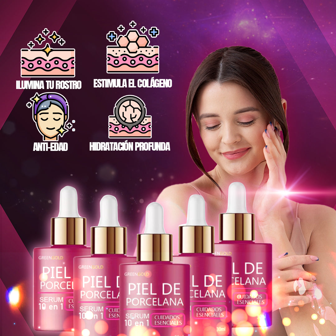 Piel de Porcelana Serum Glow - Tu piel, suave y radiante como porcelana💖