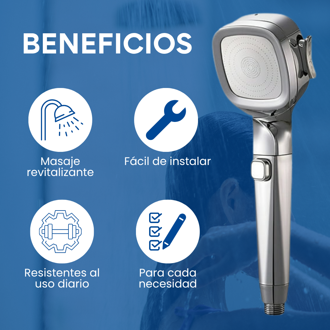 MaxComfort™ Cabezal de Ducha con Manguera Flexible y Filtro de regalo 🎁