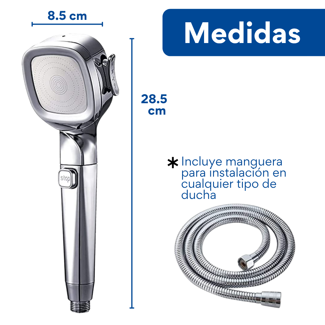 MaxComfort™ Cabezal de Ducha con Manguera Flexible y Filtro de regalo 🎁