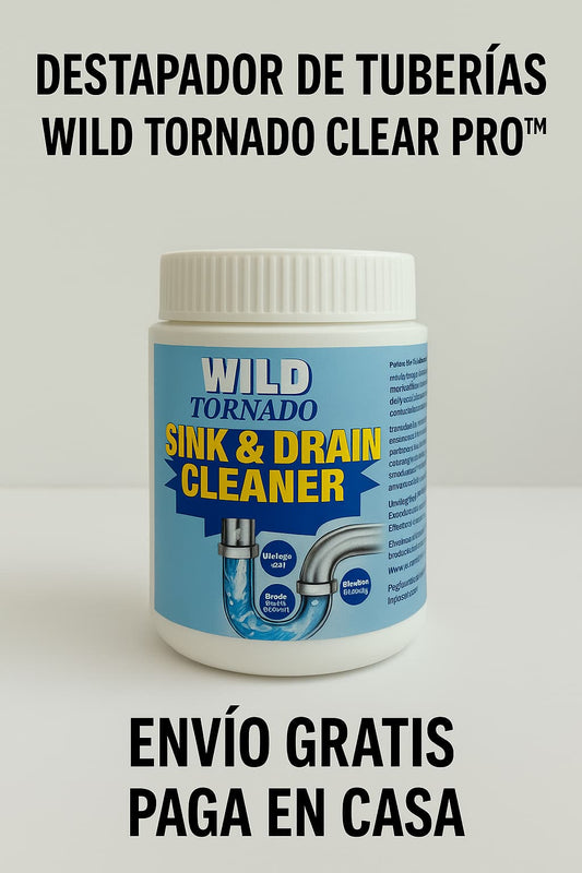 2x1 Destapador potente de tuberias- Wild Tornado Clear pro ™