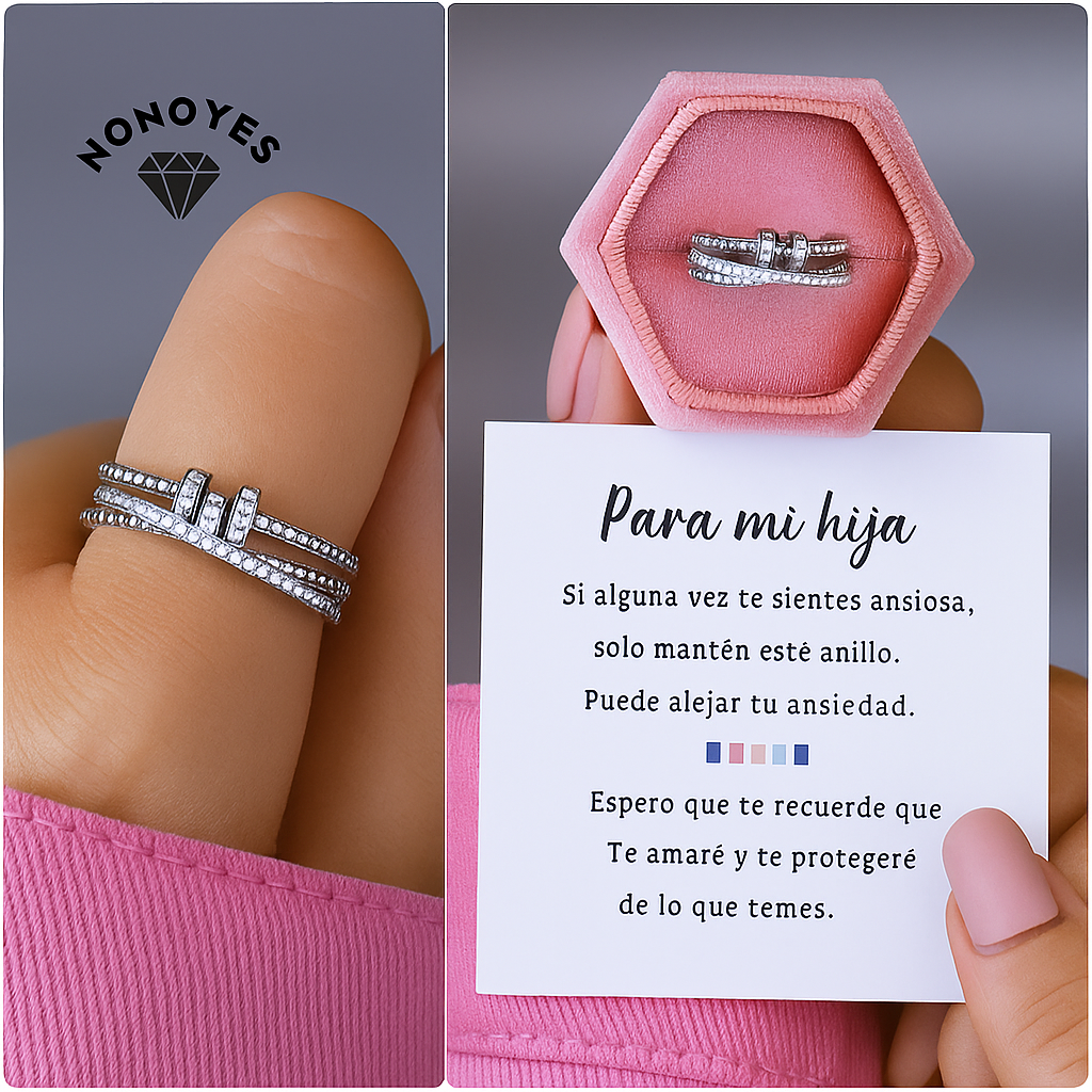 ANILLO SERENIDAD  ® – TU RECORDATORIO DIARIO PARA MANTENERTE EN CALMA🧘‍♂️