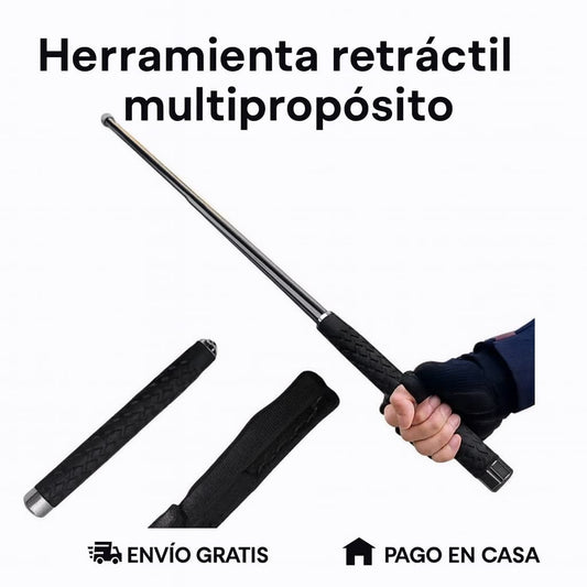 Herramienta retráctil multipropósito en acero inoxidable