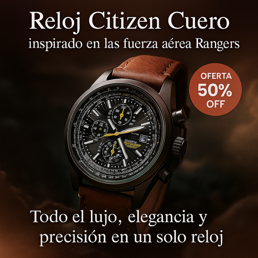 RELOJ CITIZEN CORREA DE CUERO-EDICION LIMITADA™