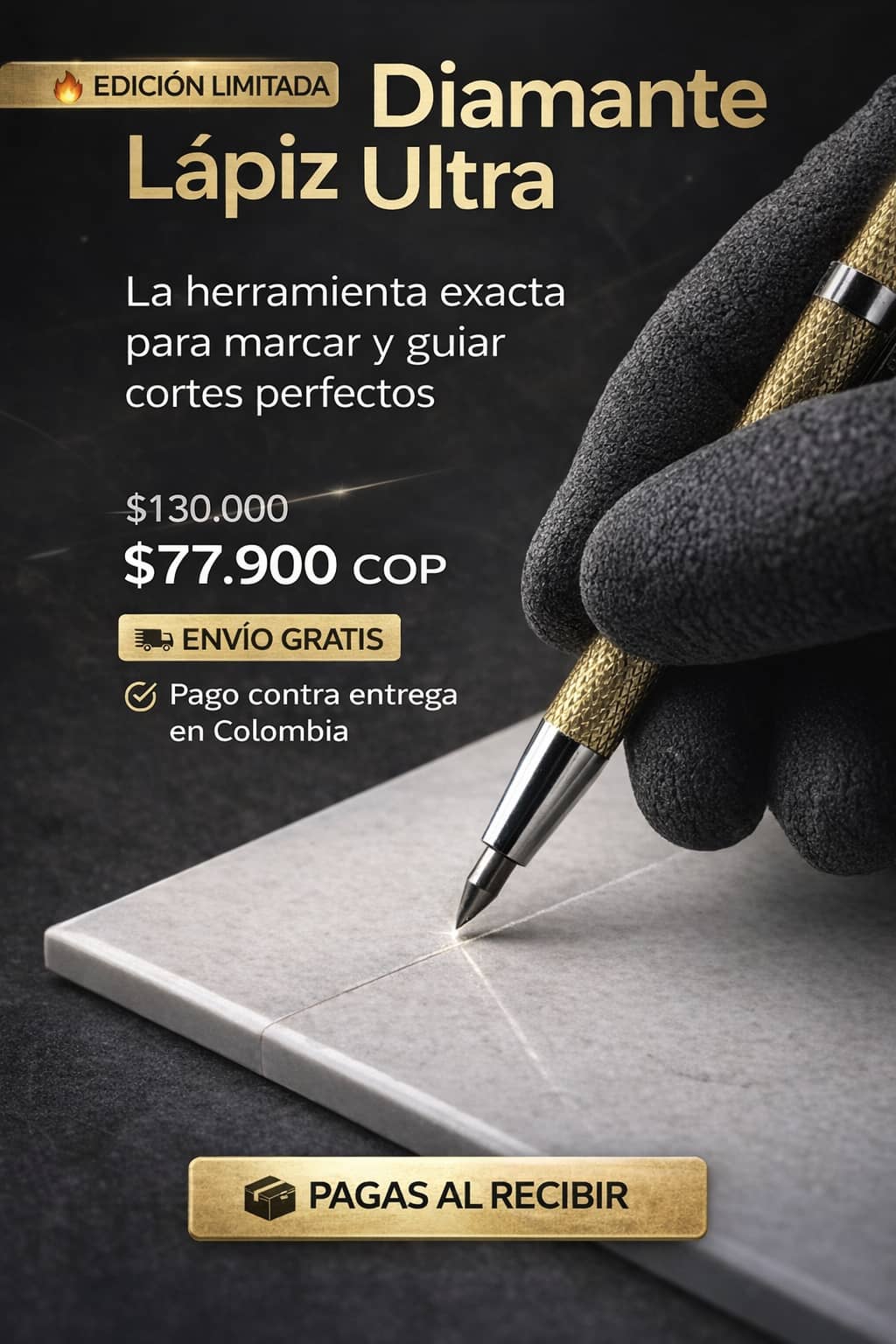 Lápiz Diamante Ultra™La herramienta exacta para marcar y guiar cortes perfectos