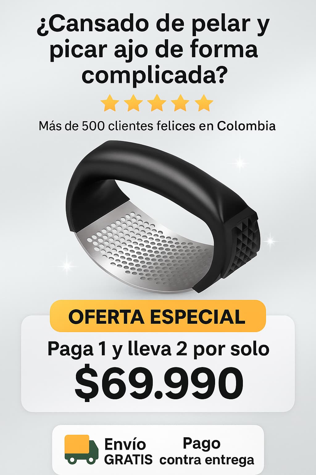 OFERTA 2X1 TRITURADOR DE AJO Y OTROS TIPOS DE ALIMENTOS