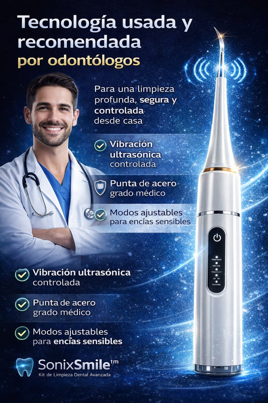 SonixSmile™ – Kit de Limpieza Dental Avanzada- Edición Limitada