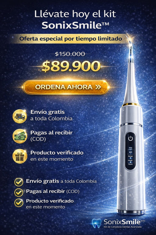 sonixsmile™ kit de limpieza dental pro avanzada
