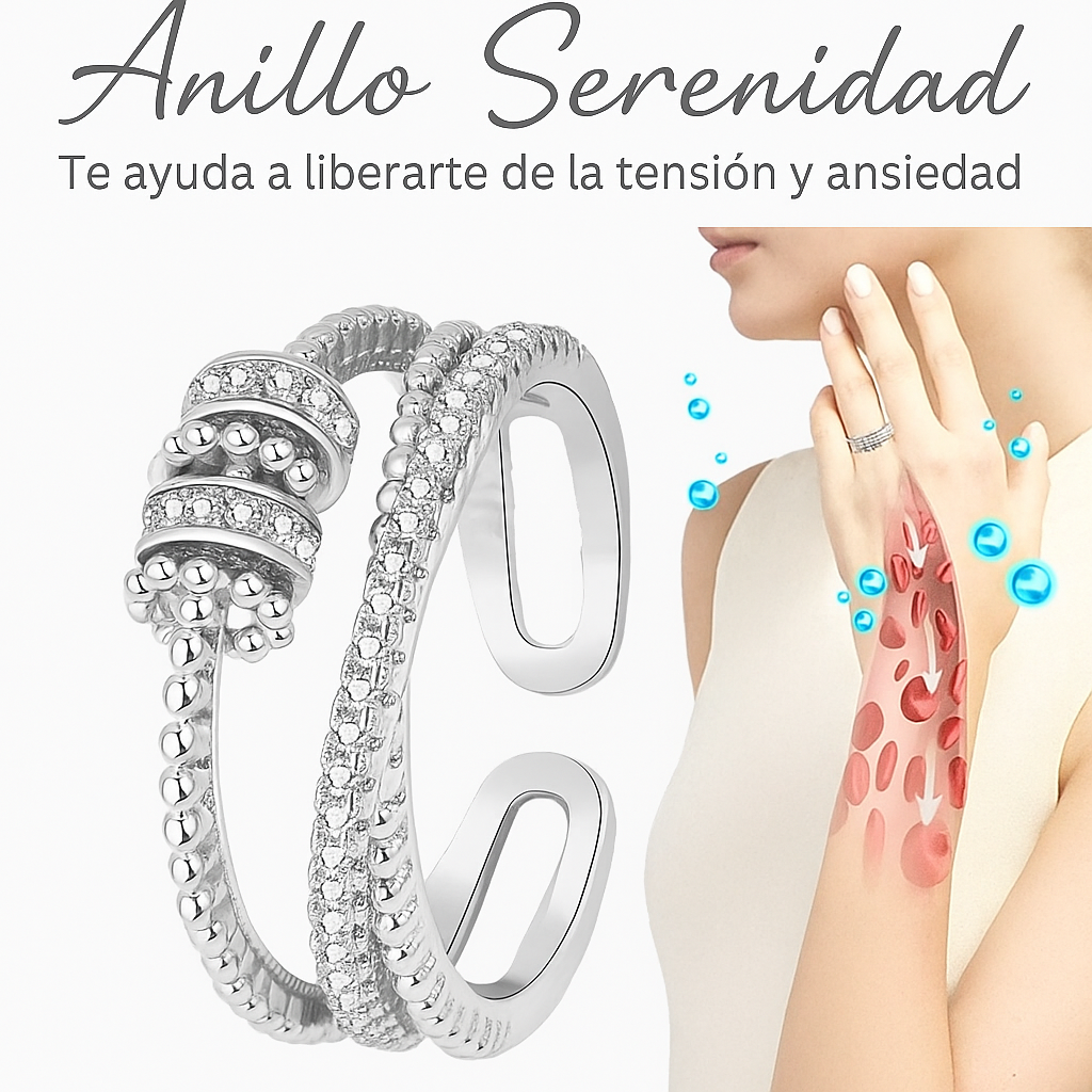 ANILLO SERENIDAD  ® – TU RECORDATORIO DIARIO PARA MANTENERTE EN CALMA🧘‍♂️