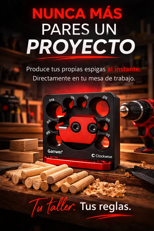 Kit Plantilla Profesional para tarugos y espigas de madera