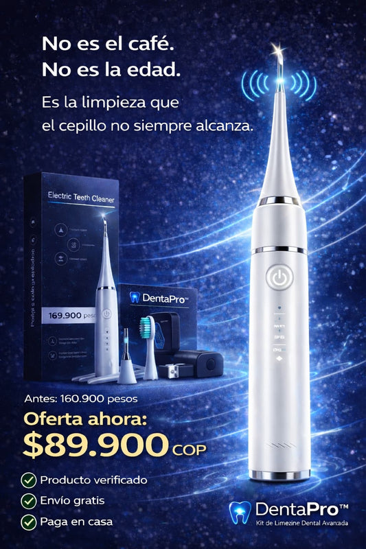 DentaPro Kit removedor de sarro y Limpieza Dental Avanzada en Casa