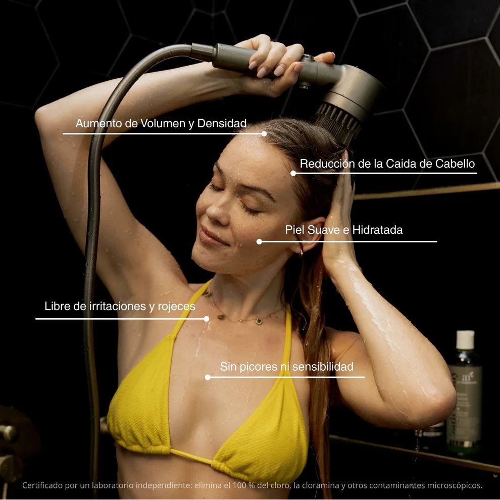 Transforma tu ducha en un auténtico spa: 2×1 Oasis™ Cabezal de Ducha + 2 Filtros🎁 Descubre el poder del agua filtrada en cada baño