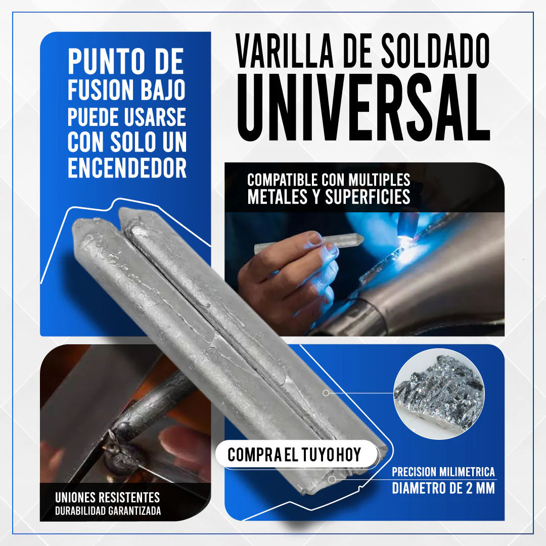Varilla FusionFix™ – Soldadura sin máquina en segundos