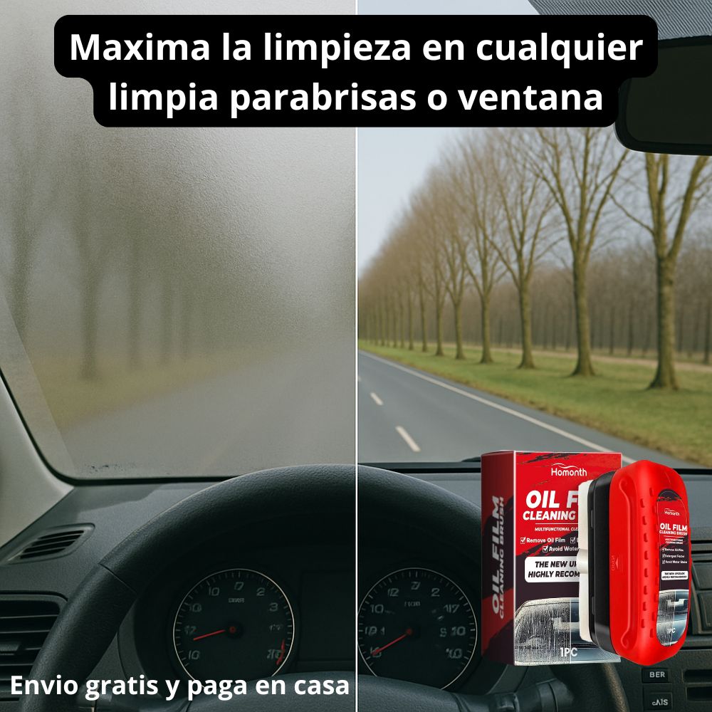 Adiós grasa y empañados: limpia parabrisas y vidrios fácil con Cleaning - Oferta paga 1 lleva 2