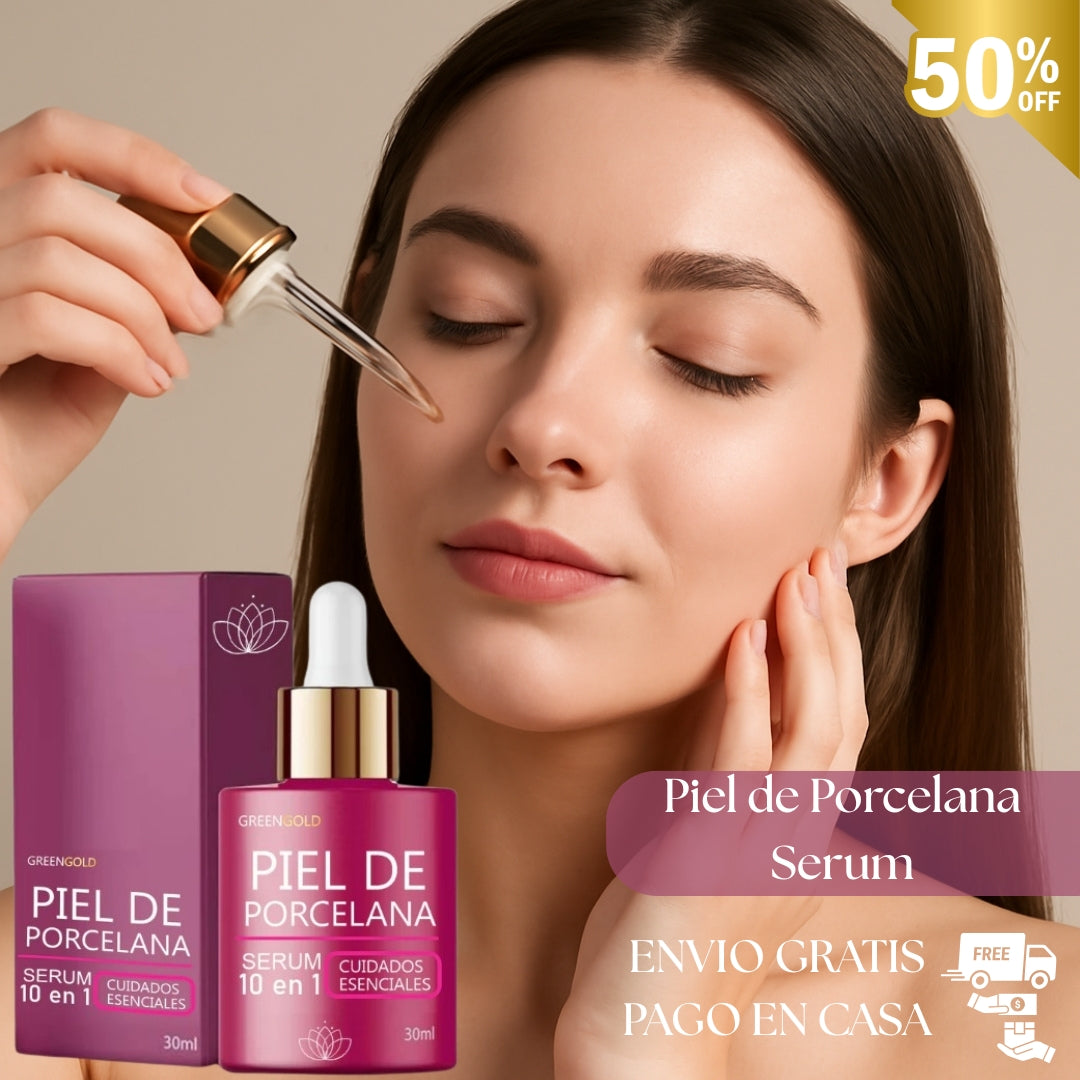 Piel de Porcelana Serum Glow - Tu piel, suave y radiante como porcelana💖