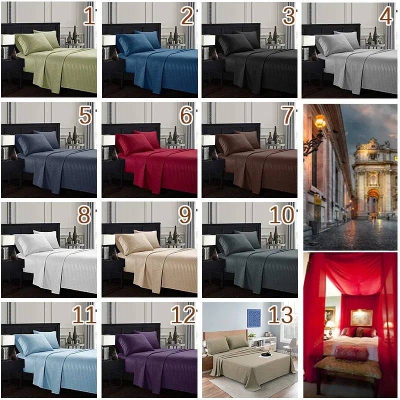 🛏️ Sábanas de Lujo Hipoalergénicas  Anti ácaros  + 🎁 2 Fundas de Almohada de Regalo – 🛡️ Protege tu salud mientras duermes 😴✨