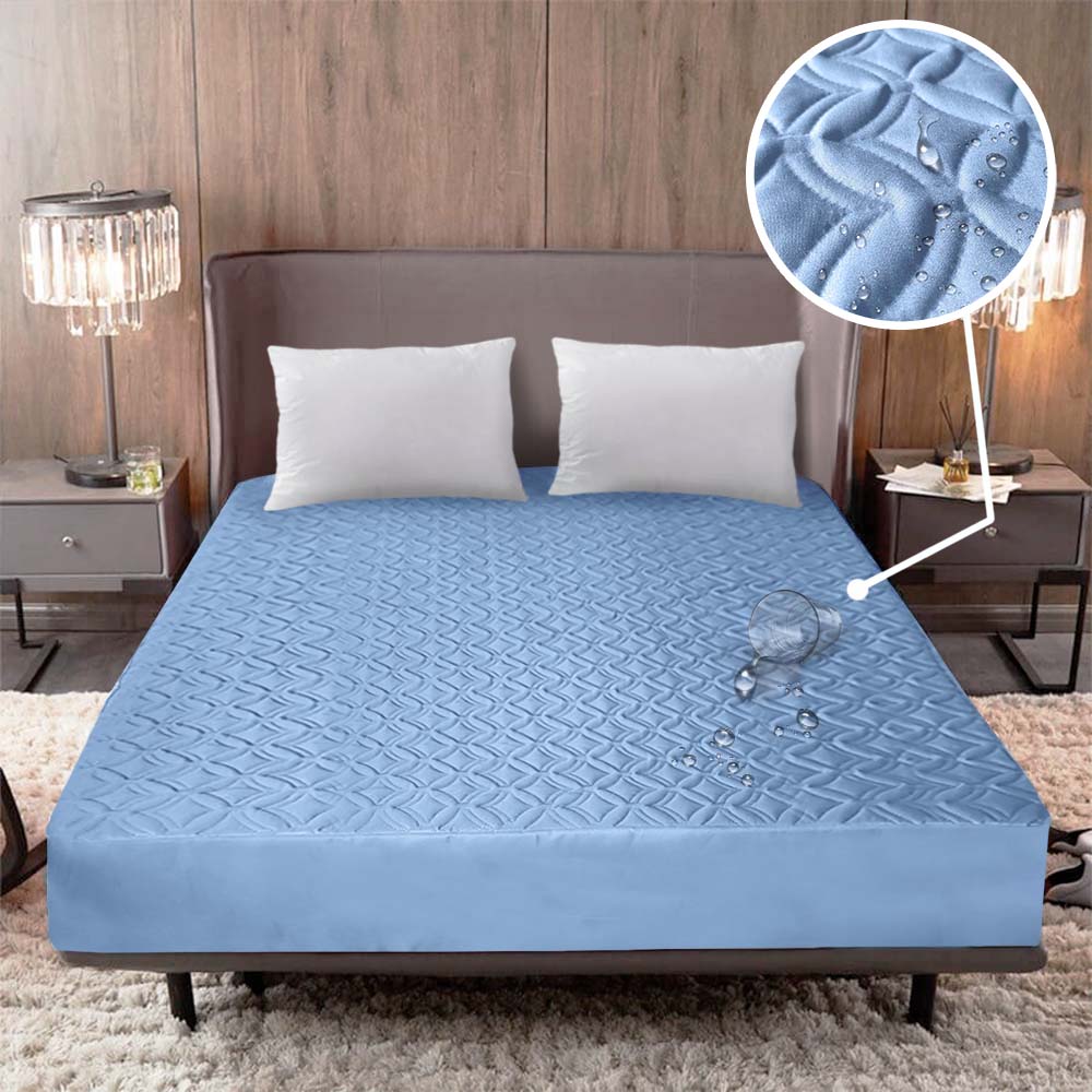 COMBO Protector de colchon IMPERMEABLE + 2 fundas protectoras de almohadas gratis🎁