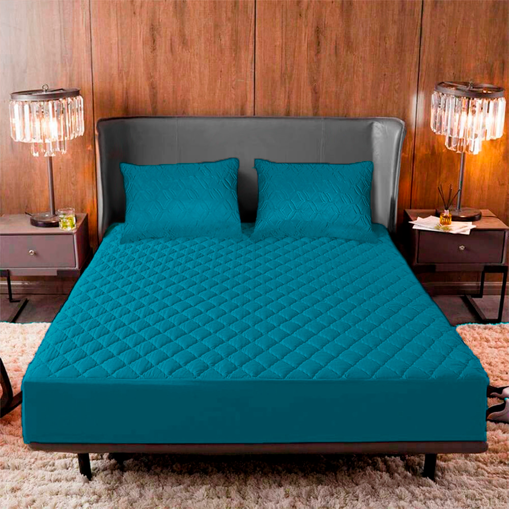 Forro Protector antifluidos para colchon  🛏️ y Lleva gratis🎁 2 Fundas protectoras de almohada