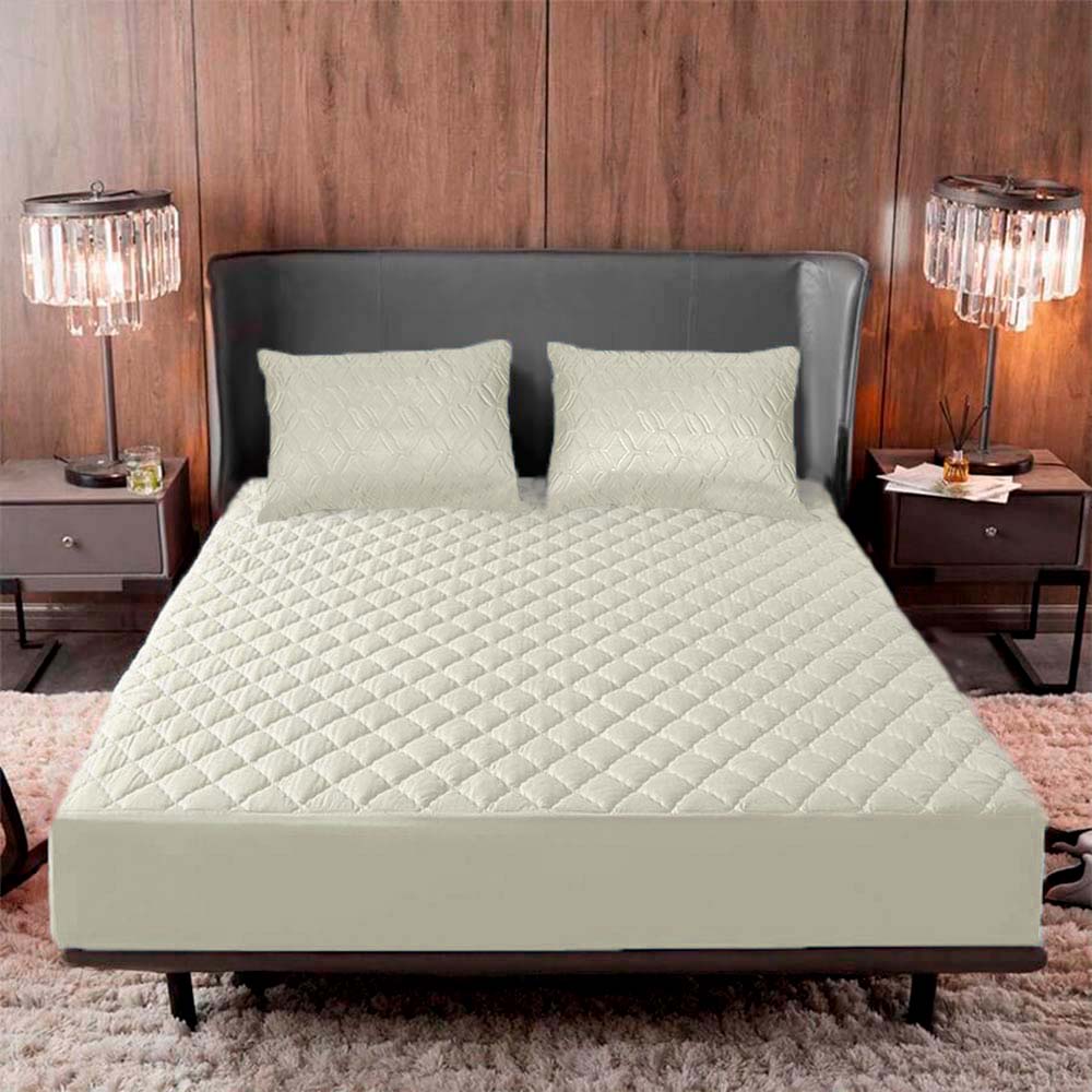 Forro Protector antifluidos para colchon  🛏️ y Lleva gratis🎁 2 Fundas protectoras de almohada