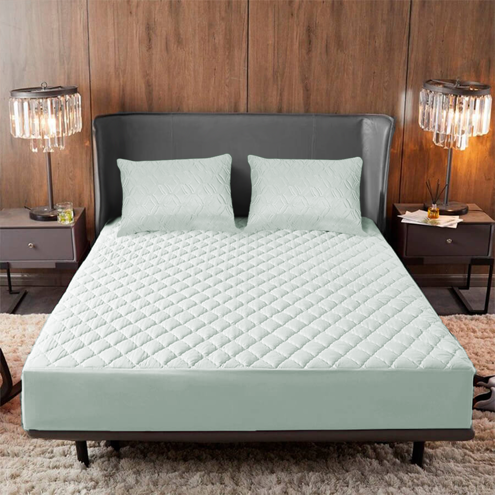 Forro Protector antifluidos para colchon  🛏️ y Lleva gratis🎁 2 Fundas protectoras de almohada