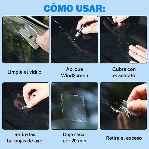 CrystalFix™ 2x1 – Repara grietas de tu parabrisas en minutos y evita costosos reemplazos 🚗✨