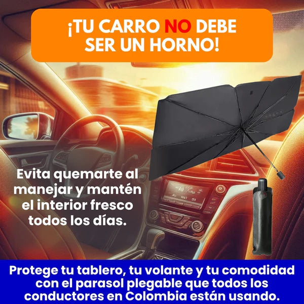 Sombrilla Parasol de Carro – Protección solar  al instante☀️🚫