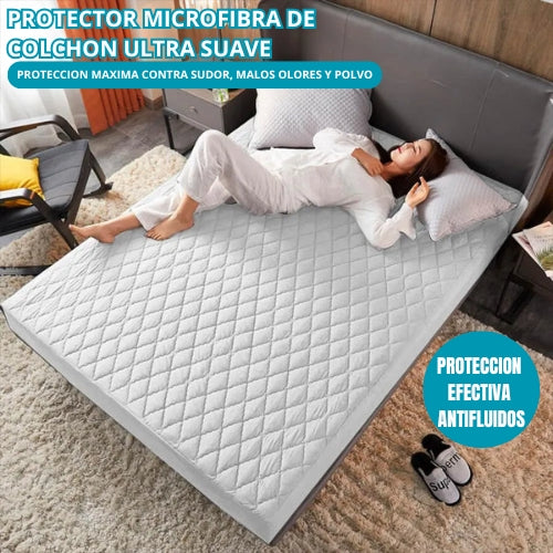 Forro Protector antifluidos para colchon  🛏️ y Lleva gratis🎁 2 Fundas protectoras de almohada
