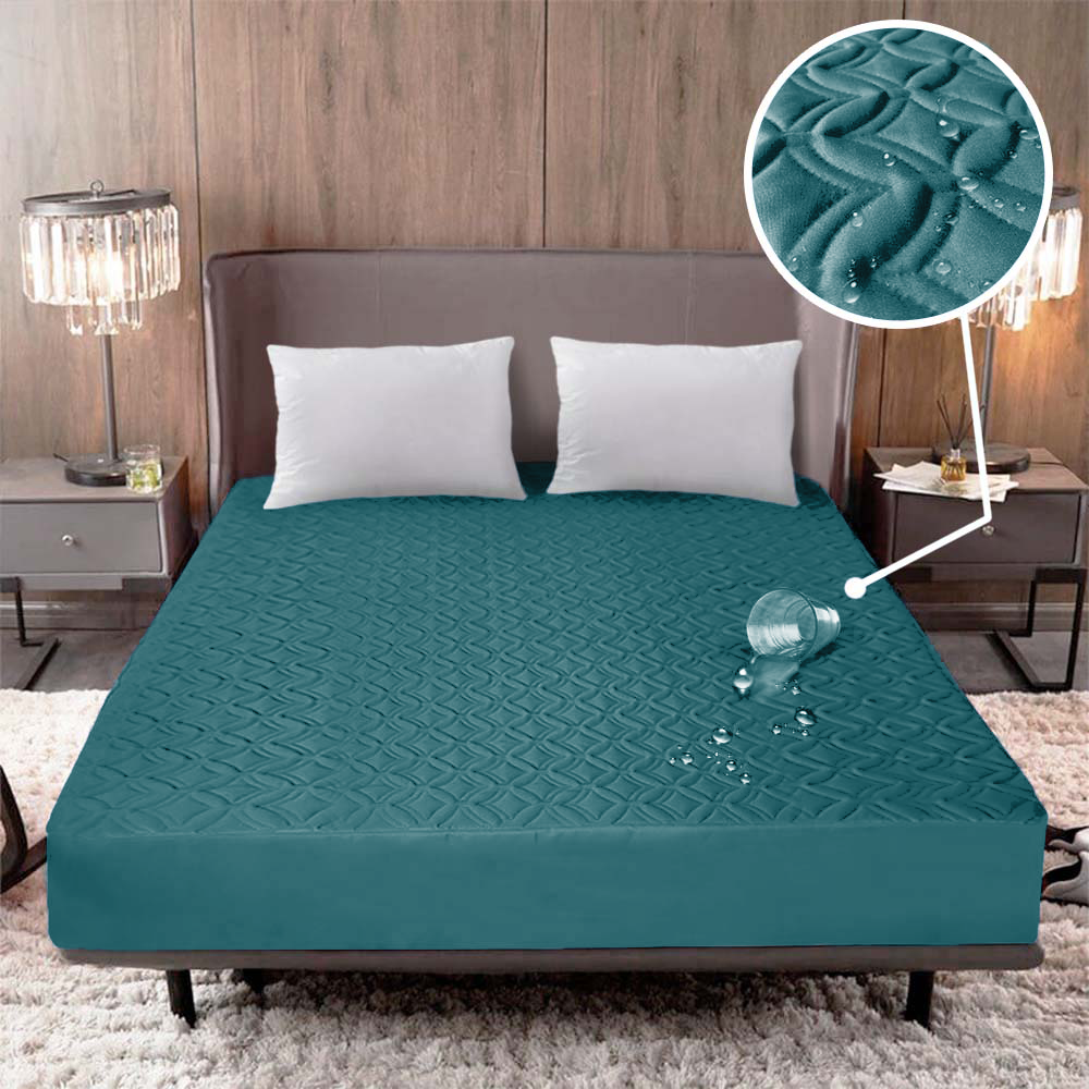 COMBO Protector de colchon IMPERMEABLE + 2 fundas protectoras de almohadas gratis🎁