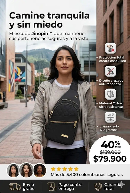 Bolso Antirrobo Jinopin™ – Edición City Safe